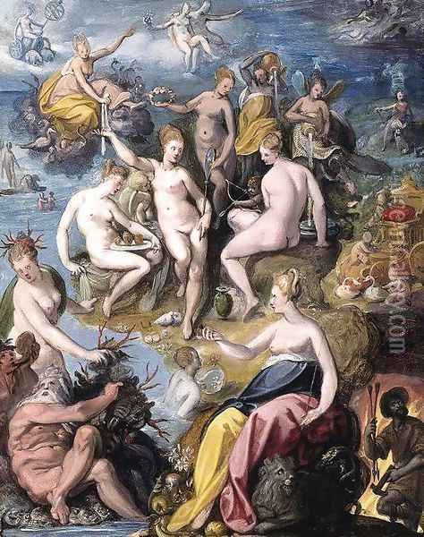 The Four Elements 1575-76 Oil Painting - Jacopo Zucchi