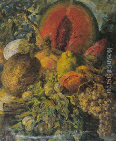 Bodegon De Frutas Oil Painting - Ramon Marti Alsina