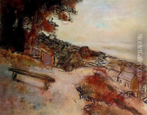 Paysage Au Bord De La Mer Oil Painting - Edgar Degas
