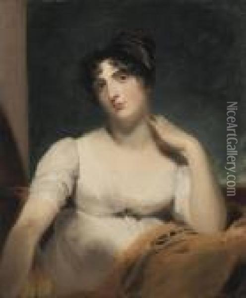 Portrait Of Mrs Henry Ker-seymer Oil Painting - Sir Thomas Lawrence
