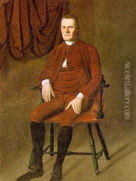 Portrait of Roger Sherman 1775 Oil Painting - Ralph Earl