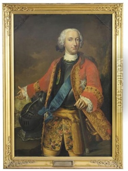 Portrait Of Karl I. Duke Of Brunswick-wolfenbuttel Oil Painting - Johann Conrad Eichler