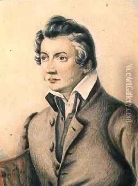 Portrait of Nikita Muravyov 1836 Oil Painting - Alexander Mikhailovich Muravyov