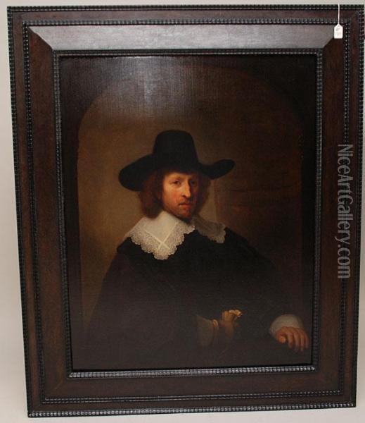 Portrait Of Nicolaes Bambeeck Oil Painting - Rembrandt Van Rijn