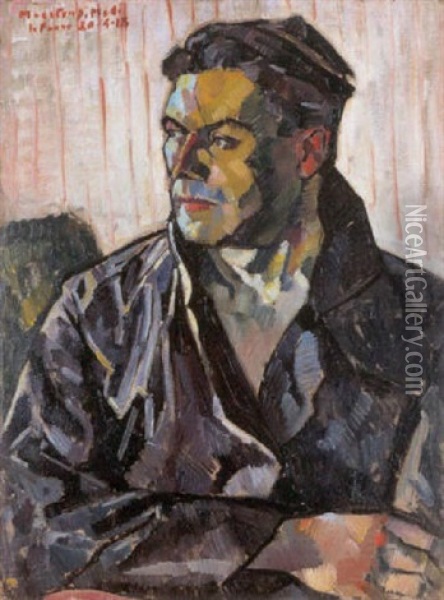 Portrait D'un Ami Oil Painting - Medard Maertens
