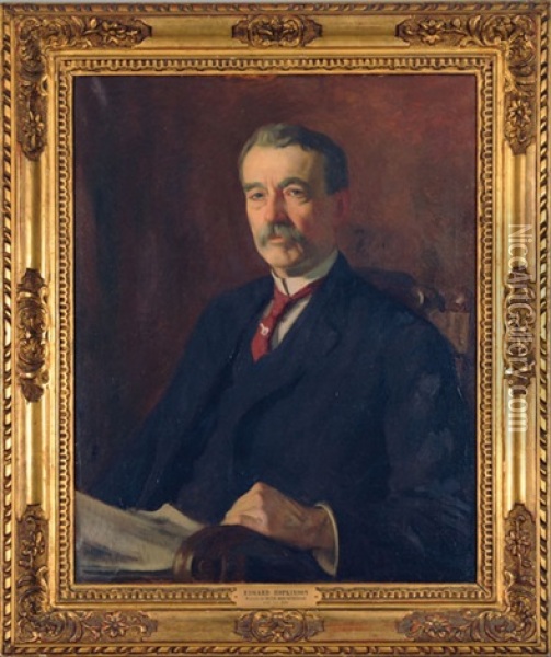 Portrait Of Edward Hopkinson Oil Painting - Hugh Henry Breckenridge