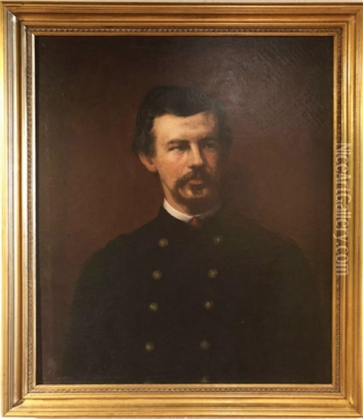 Portrait Of Civil War Colonel Robert Shaw D Oil Painting - Eastman Johnson