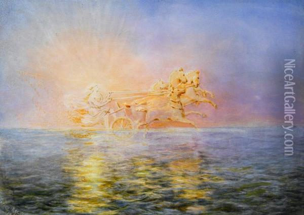 Apollo's Chariot Oil Painting - Mary Reeves