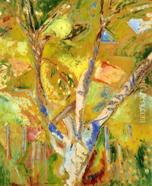 Landscape of Provence 1912-1922 Oil Painting - Alfred Henry Maurer
