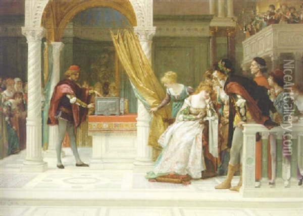 The Merchant Of Venice Oil Painting - Alexandre Cabanel