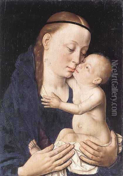 Virgin and Child Oil Painting - Dieric the Elder Bouts