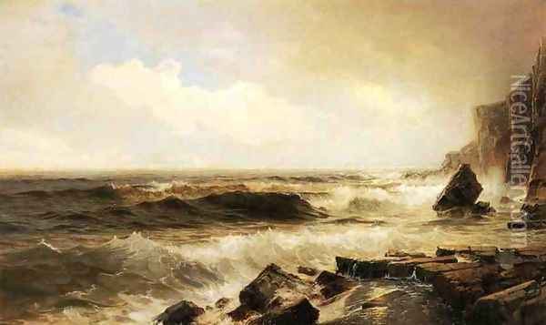 New England Seascape Oil Painting - William Trost Richards