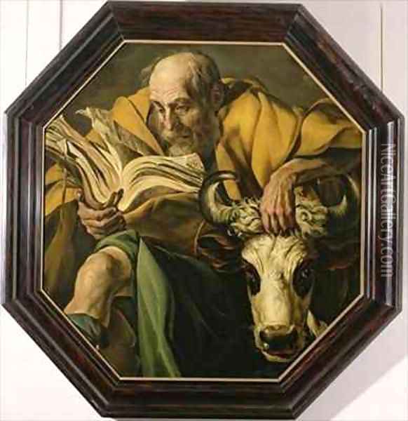 The Evangelist Luke Oil Painting - Jacob, III d Gheyn