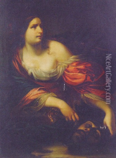 Judith Oil Painting - Simone Pignone