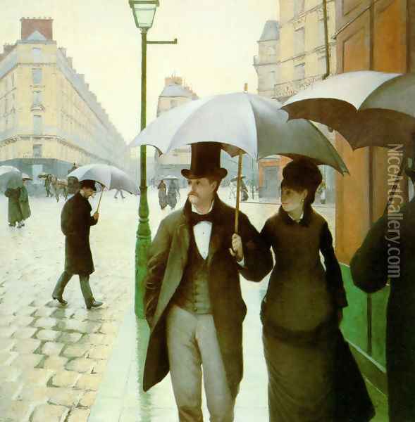 Paris Street Oil Painting - Gustave Caillebotte