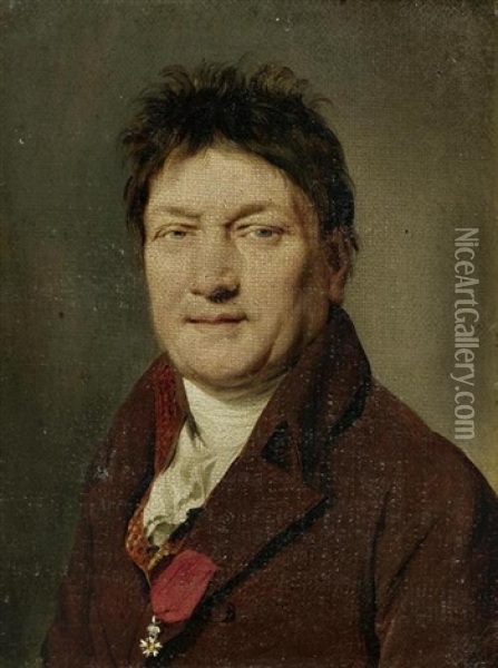 Portrait Eines Mannes Oil Painting - Louis Leopold Boilly