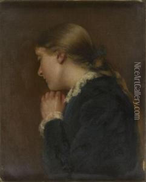 Ave Maria Oil Painting - Patrick William Adam