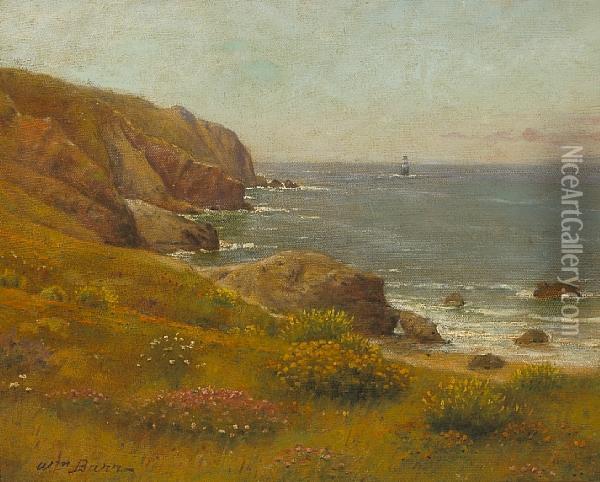 Coastal View Oil Painting - William Barr