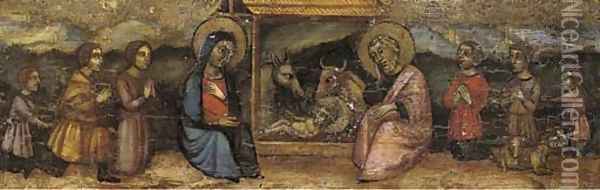 The Adoration of the Shepherds Oil Painting - South Italian School