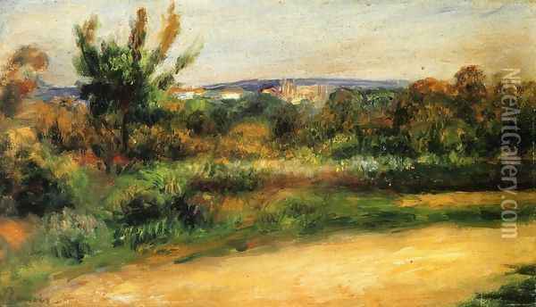 Midday Landscape2 Oil Painting - Pierre Auguste Renoir