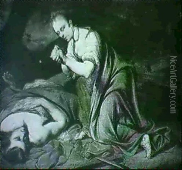 Pyramus And Thisbe Oil Painting - Francois (Vernando) Venant