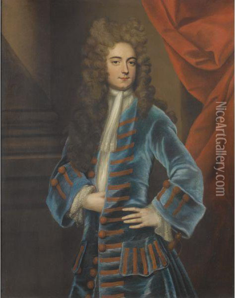 Portrait Of Sir John Savile, 6th Bt Oil Painting - Sir Godfrey Kneller