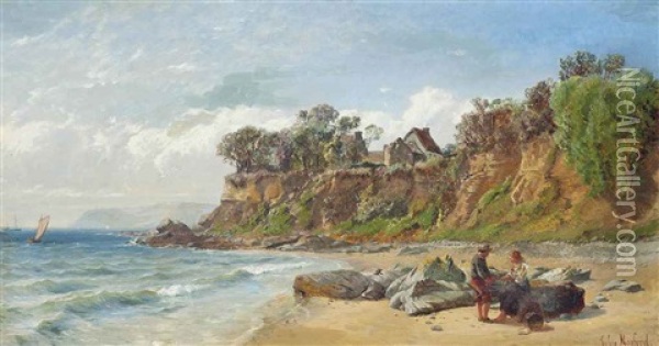 Mount's Bay Oil Painting - John Mogford