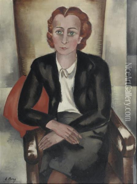 Seated Woman Oil Painting - Else Berg