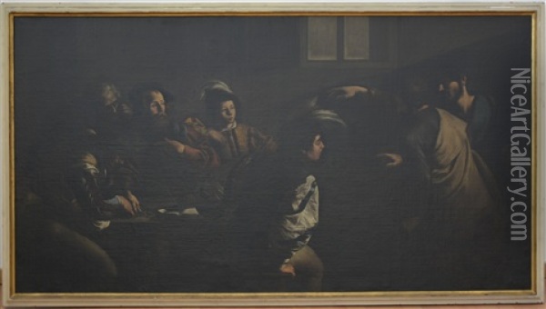 La Vocazione Di San Matteo Oil Painting -  Caravaggio