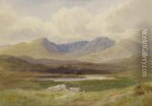 Bogland Oil Painting - Joseph Carey Carey