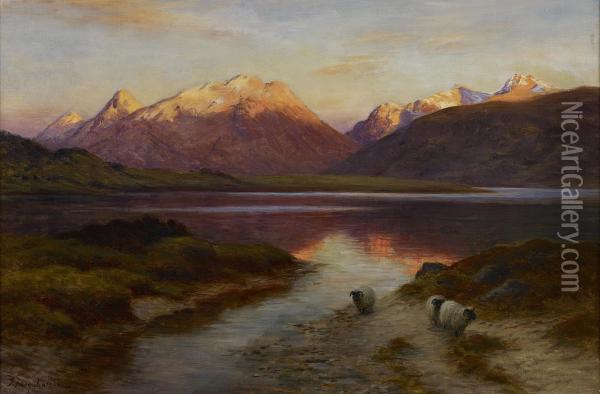 The Rosy Flush Of Dawn Oil Painting - Joseph Farquharson