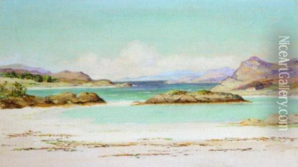 Scottish Coastal Landscape Oil Painting - Ian Macnicol