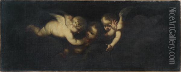 Trois Anges Oil Painting - Giovanni Do