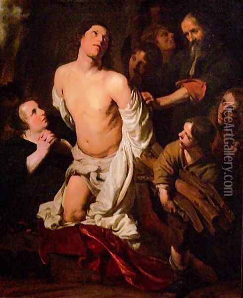The Martyrdom of St Lawrence Oil Painting - Salomon de Bray
