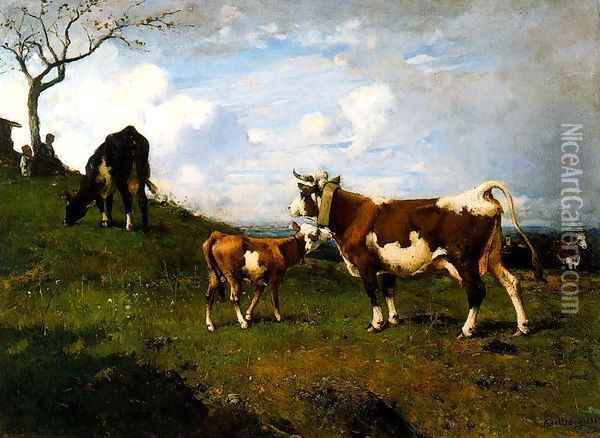 Pollone 1833 Oil Painting - Lorenzo Delleani