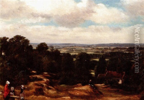 Hampstead Oil Painting - John Constable