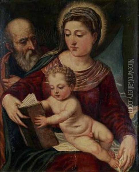 Madonna Con Il Bambino Oil Painting - Polidoro Lanciani