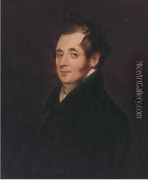 Portrait Of Mr. Macdonald Oil Painting - William Owen
