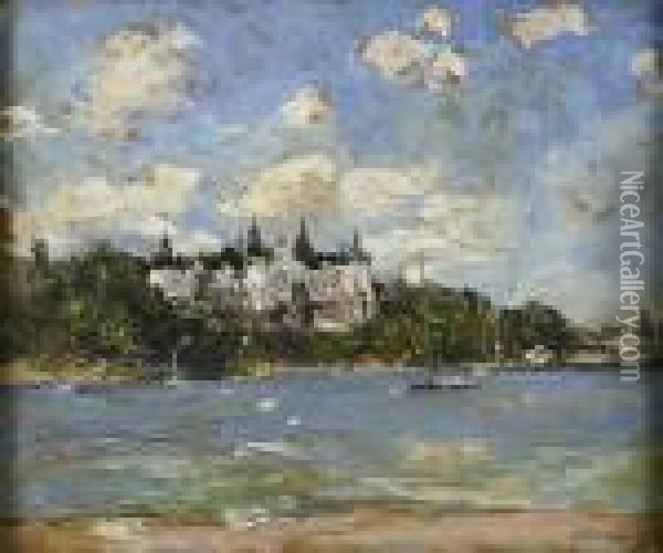 The Chateau On The Coast Oil Painting - Alexander Jamieson