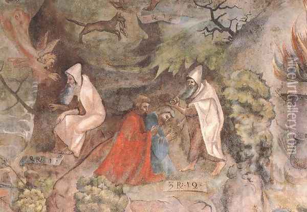 Scenes from the Life of Prophet Elijah Oil Painting - Jorg Ratgeb