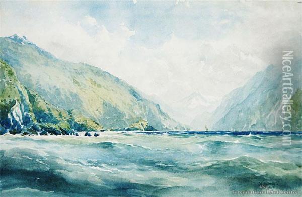 Wakatipu Oil Painting - Charles Henry Howorth