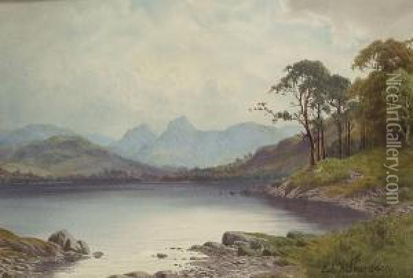 Windermere; Ellesmere Oil Painting - Edward Horace Thompson