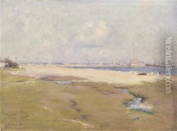 Port Scene Oil Painting - Herbert Rose
