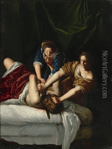 Judith Et Holopherne Oil Painting - Artemisia Gentileschi