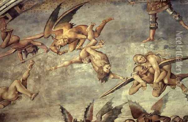 Devils, from the Last Judgement Oil Painting - Luca Signorelli