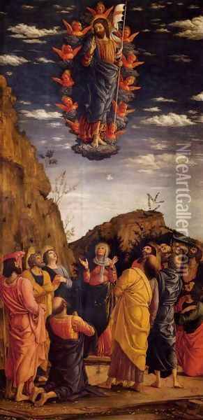 The Ascension of Christ Oil Painting - Andrea Mantegna