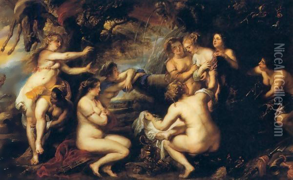 Diana and Callisto 2 Oil Painting - Peter Paul Rubens