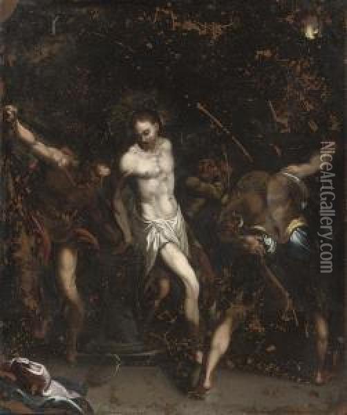 The Flagellation Oil Painting - Bartholomaeus Spranger