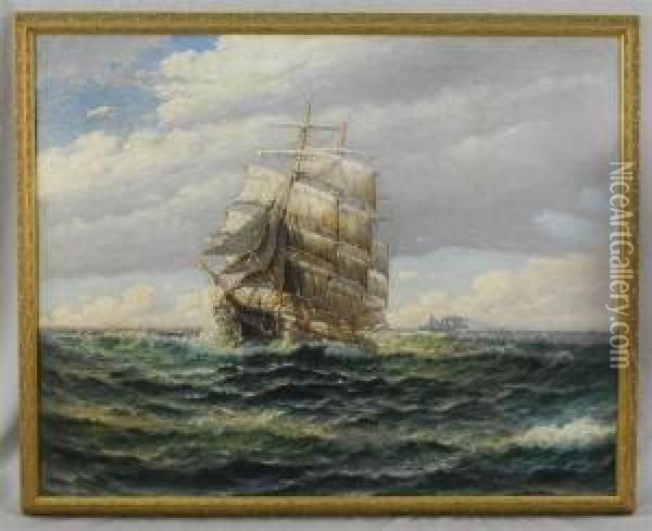 Untitled Oil Painting - Theodor Victor Carl Valenkamph