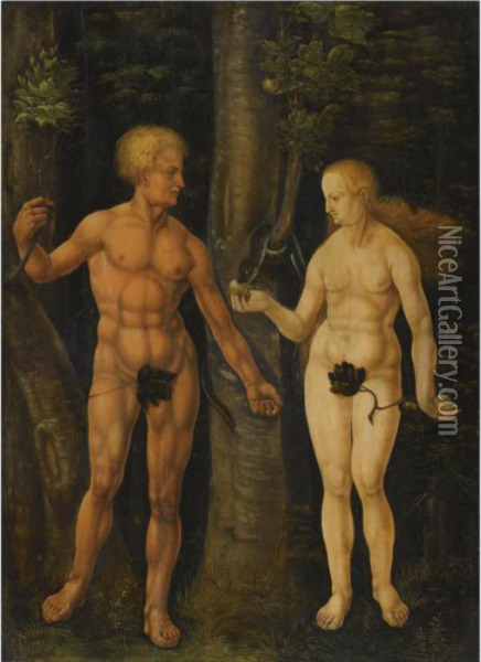 The Temptation Oil Painting - Albrecht Durer